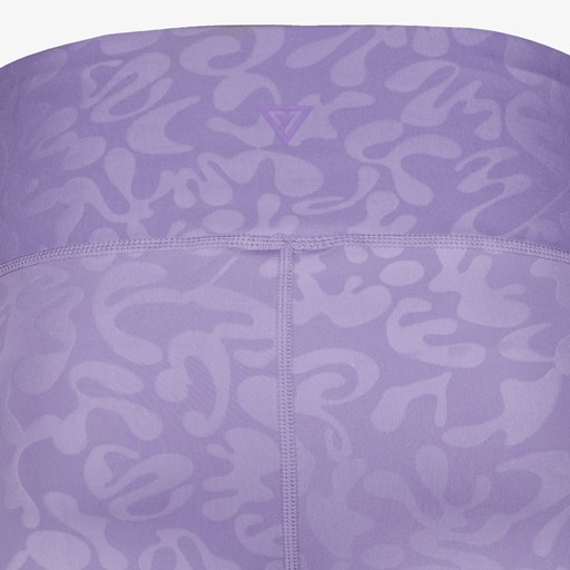 Dames sportlegging met print paars