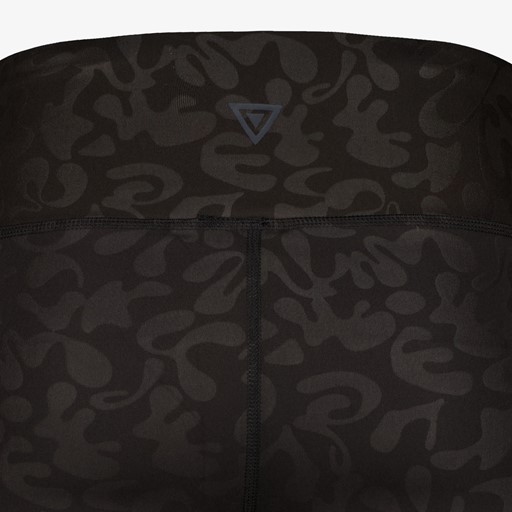 Dames sportlegging met print grijs