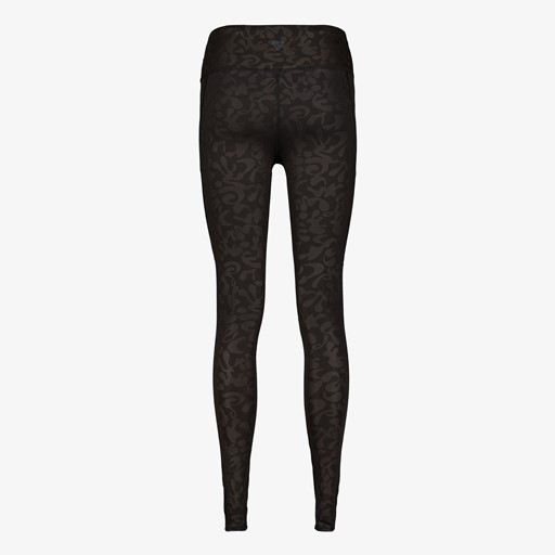 Dames sportlegging met print grijs