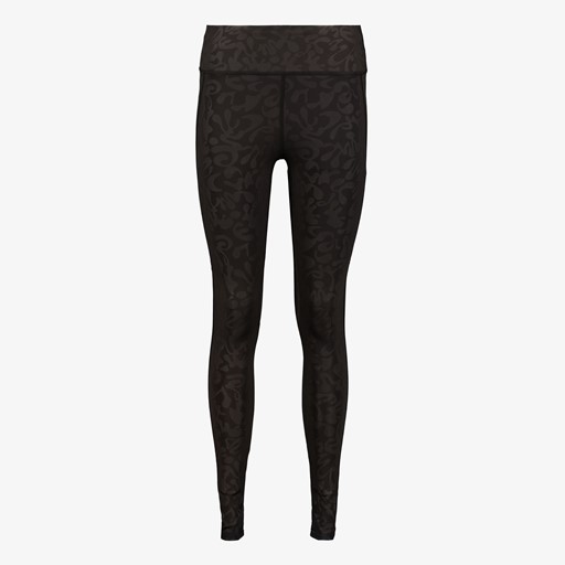 Dames sportlegging met print grijs