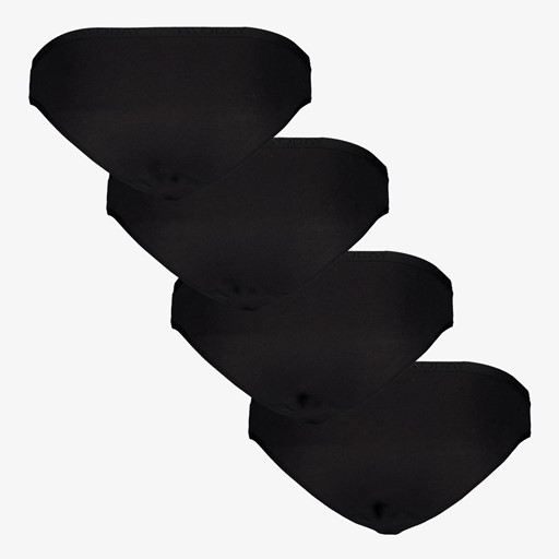 Dames ondergoed zwart 4 paar