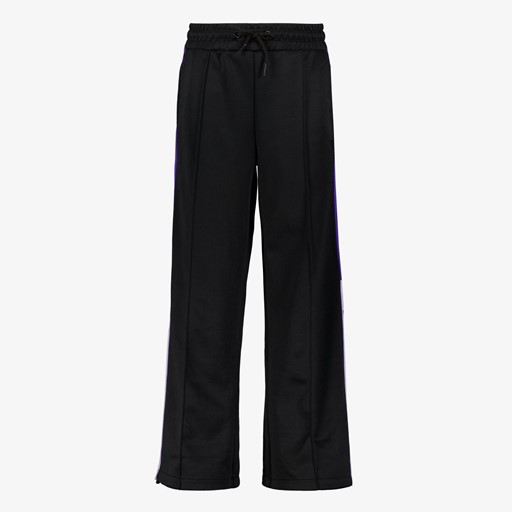 Meisjes trainingsbroek zwart paars