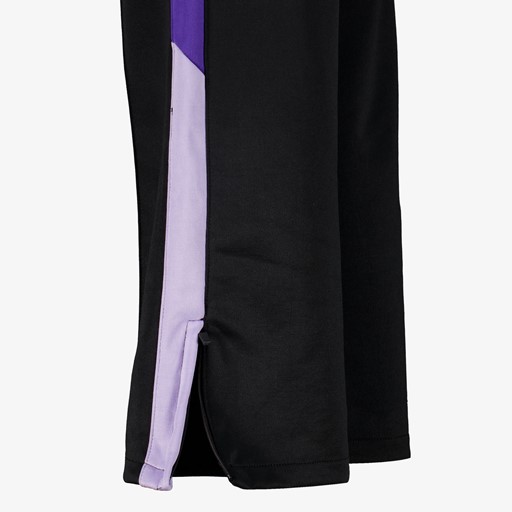 Meisjes trainingsbroek zwart paars