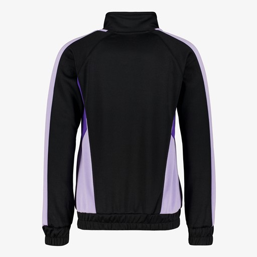 Meisjes trainingsvest zwart paars