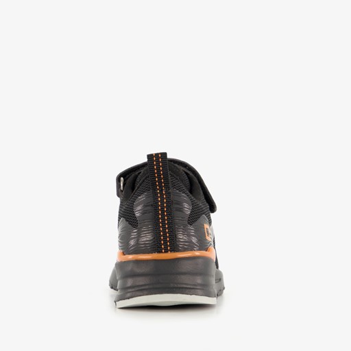 Jongens sneakers zwart oranje