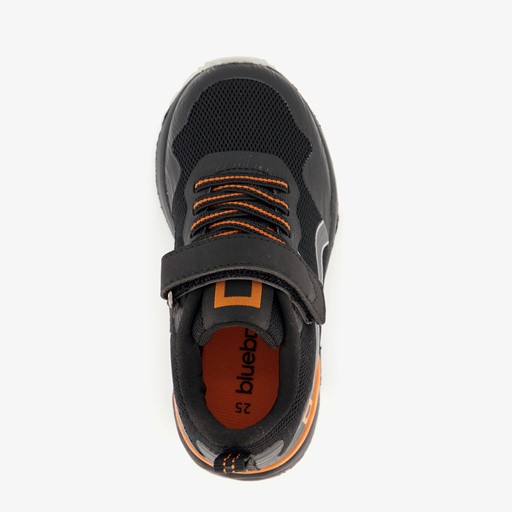 Jongens sneakers zwart oranje
