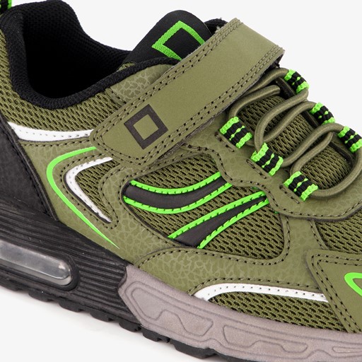Jongens sneakers met airzool groen