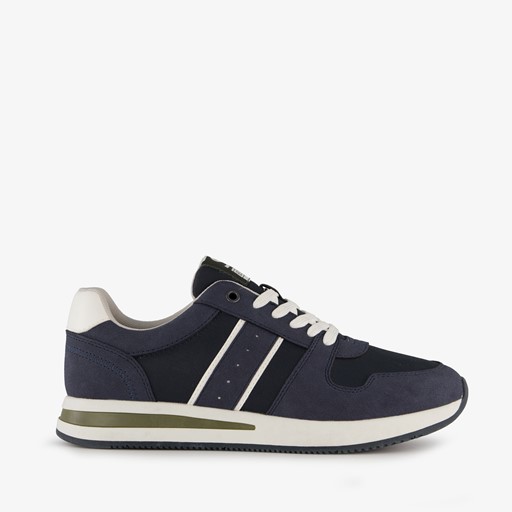 Heren sneakers blauw wit