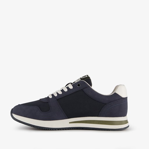Heren sneakers blauw wit