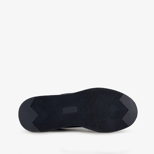 Heren sneakers blauw wit