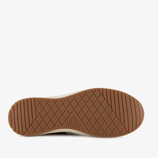 Leren heren sneakers cognac