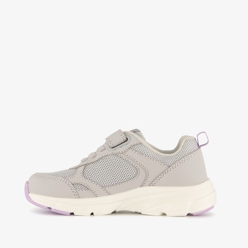 Meisjes sneakers grijs roze