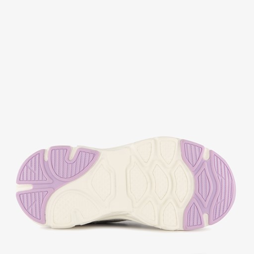 Meisjes sneakers grijs roze