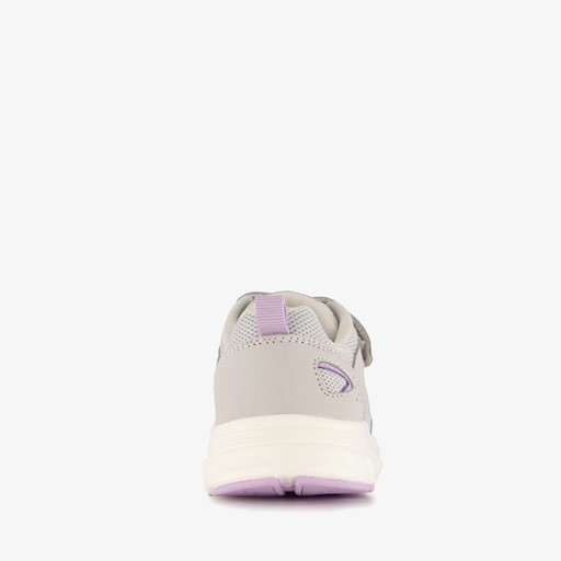Meisjes sneakers grijs roze