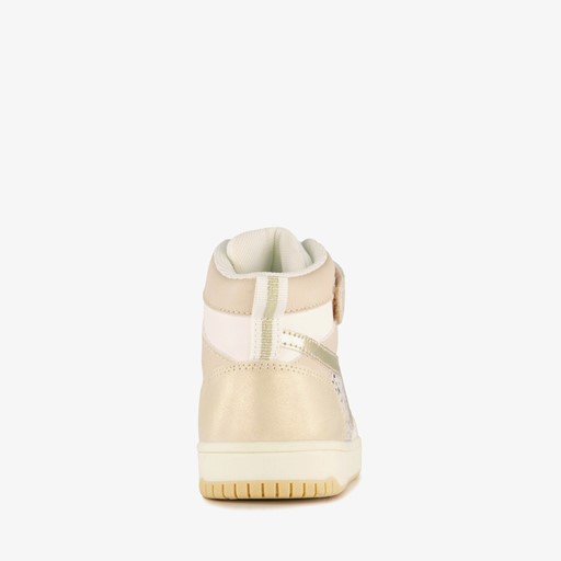 Hoge meisjes sneakers goud