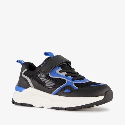 Jongens sneakers zwart blauw
