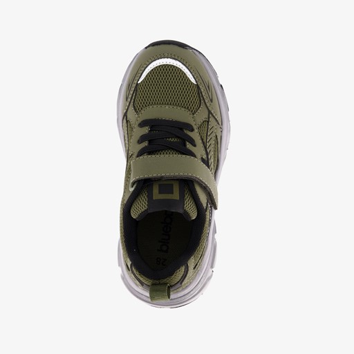 Jongens sneakers groen zwart
