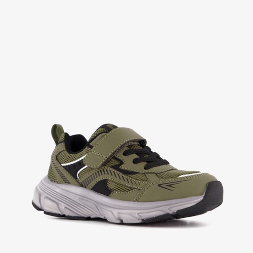 Jongens sneakers groen zwart