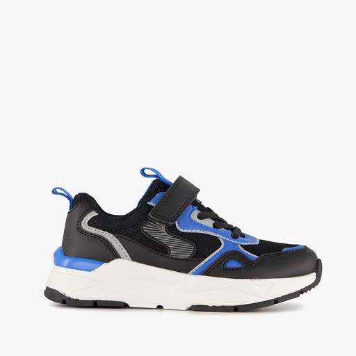 Jongens sneakers zwart blauw
