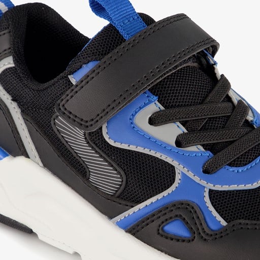 Jongens sneakers zwart blauw