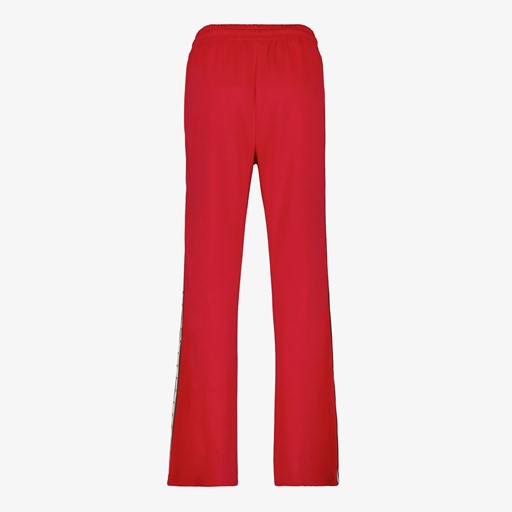 Wide leg broek met bies en sterren rood
