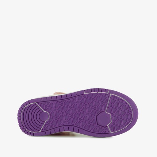 Hoge meisjes sneakers roze paars