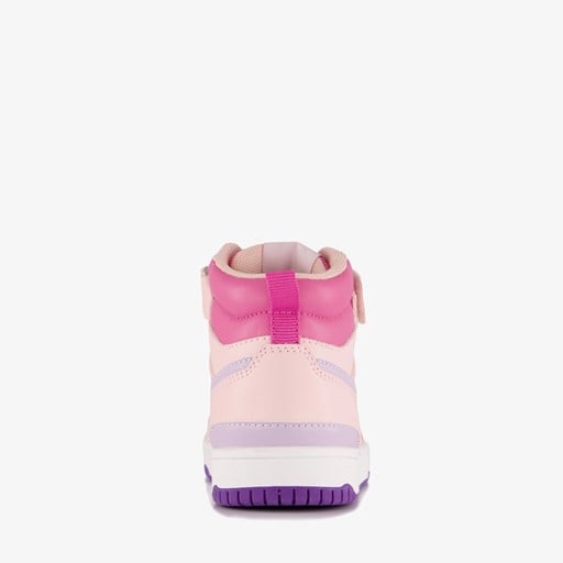 Hoge meisjes sneakers roze paars
