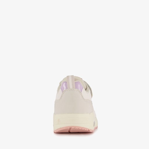 Meisjes sneakers pastel met zebraprint