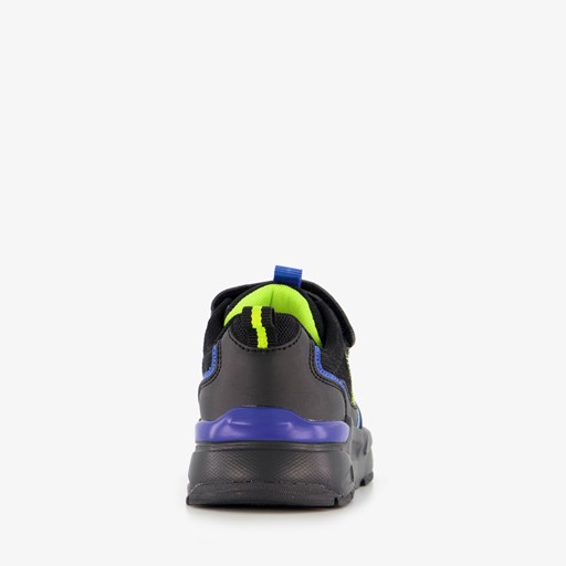 Jongens sneakers zwart blauw
