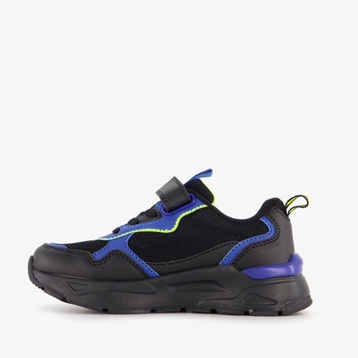 Jongens sneakers zwart blauw