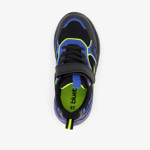 Jongens sneakers zwart blauw