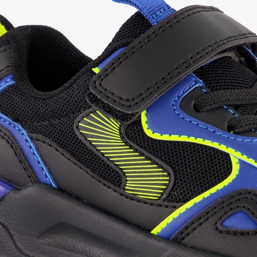 Jongens sneakers zwart blauw