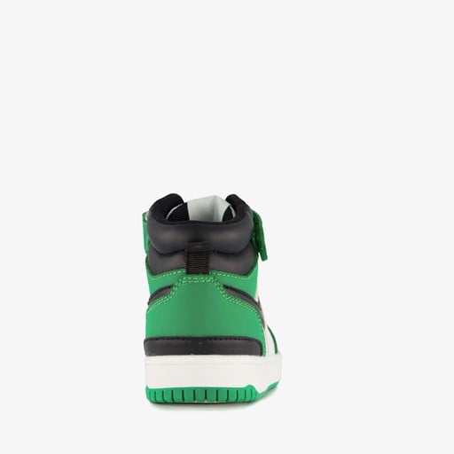 Hoge jongens sneakers groen wit
