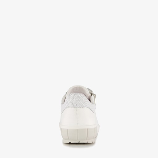Leren dames sneakers wit