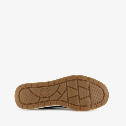 Suede dames sneakers blauw