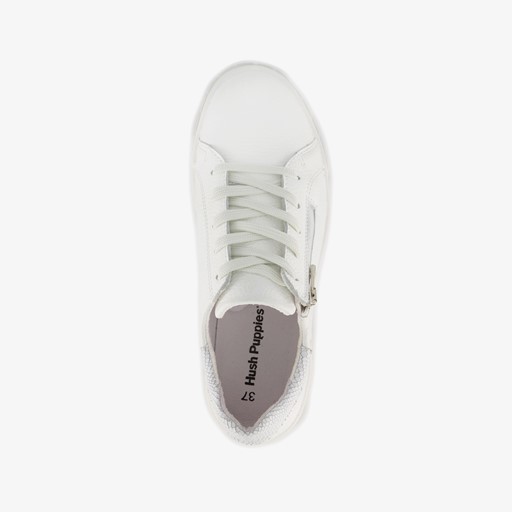 Leren dames sneakers wit