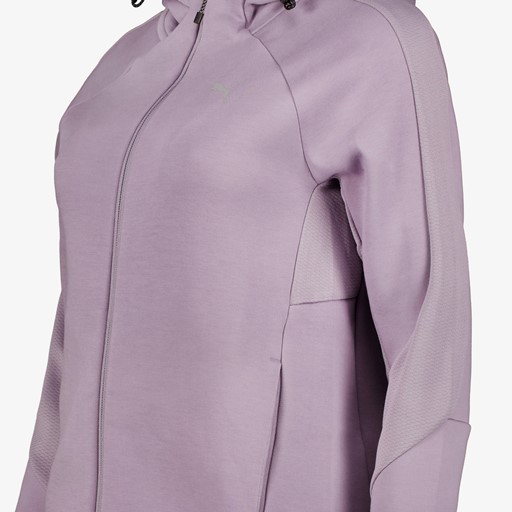 Evostripe dames sweatvest lila