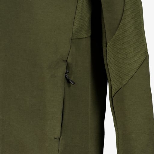 Evostripe kinder sweatvest donkergroen