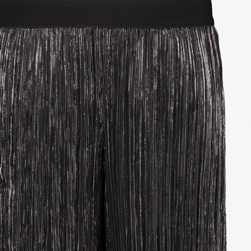 Meisjes plisse broek zwart