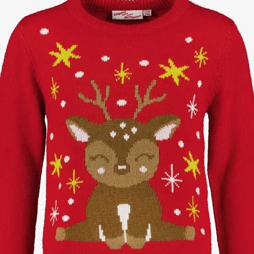 Kinder kersttrui met Rudolf