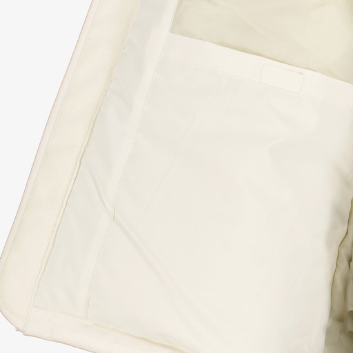 Gevoerde dames softshell jas wit