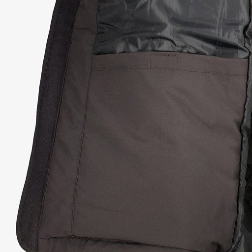 Gevoerde heren softshell jas grijs