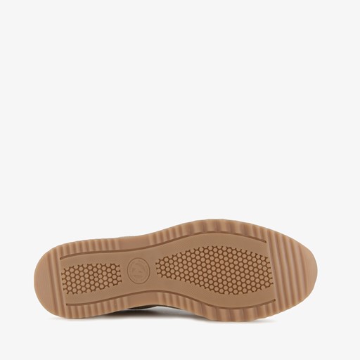 Suede dames sneakers beige