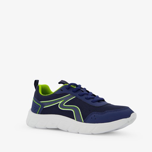 Jongens sneakers blauw/groen