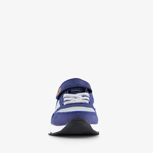 Jongens sneakers blauw/oranje