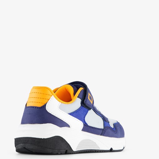 Jongens sneakers blauw/oranje