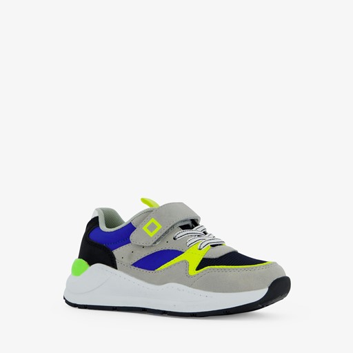Jongens sneakers grijs/groen