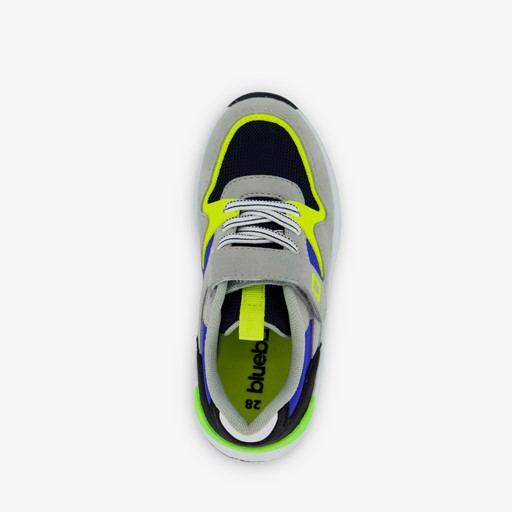 Jongens sneakers grijs/groen