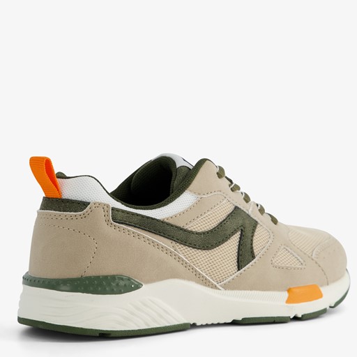 Jongens sneakers met legergroene details