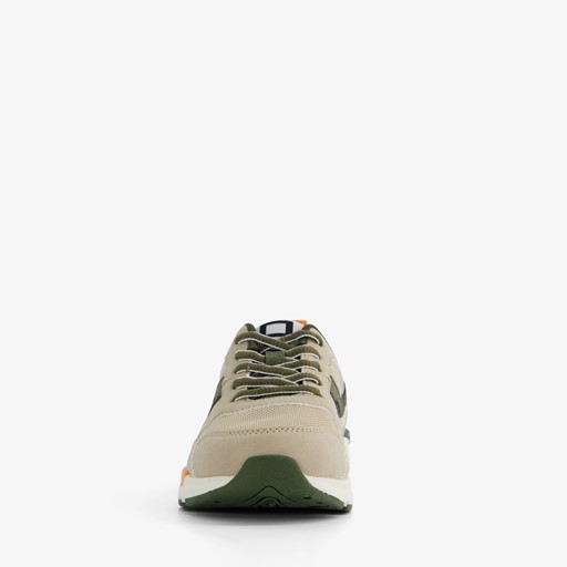 Jongens sneakers met legergroene details